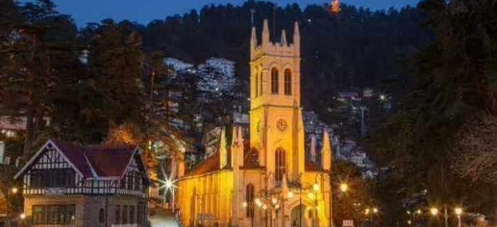Christ_Church_Shimla_at_night Shimla